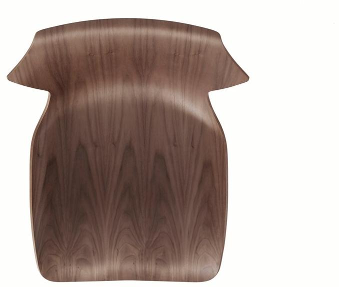 BassamFellows Кресло из стали и дерева Petal Cb-294m - Вид №5