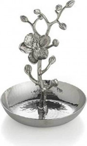 10570027 Michael Aram Подставка для колец Michael Aram Белая орхидея 15см Сталь нержавеющая