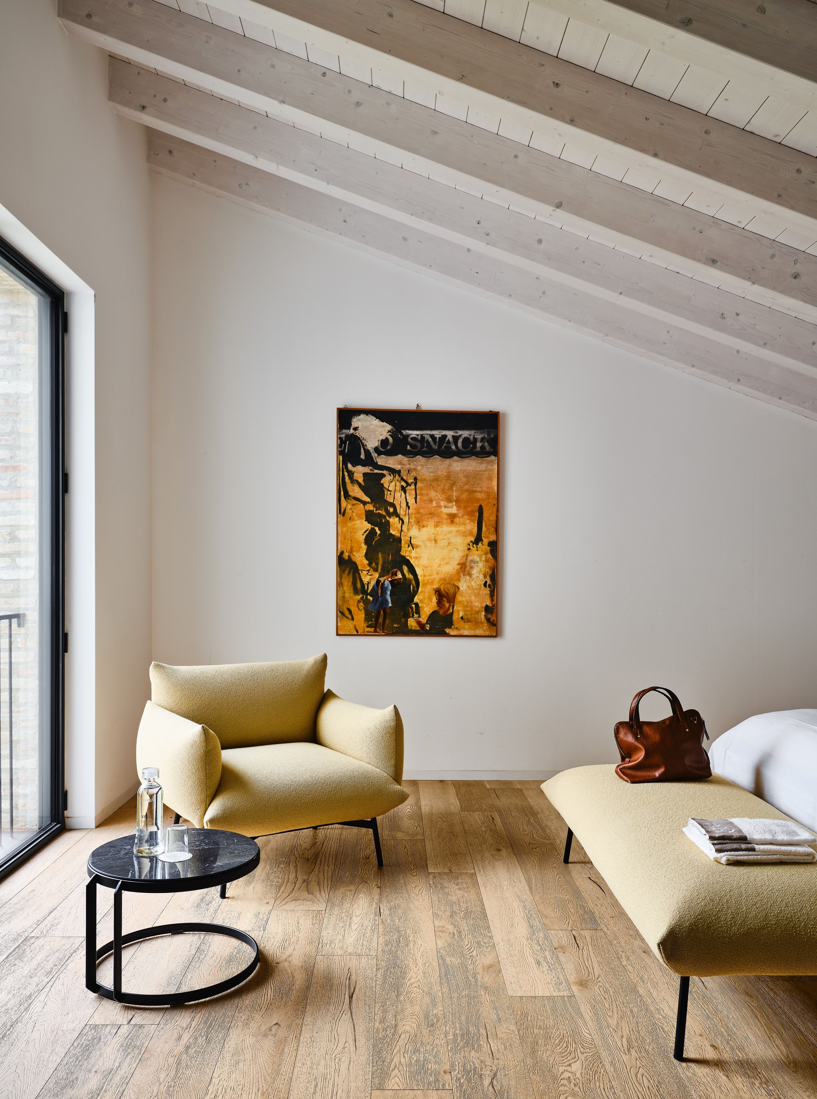 Тканевое кресло с подлокотниками Midj площадь ARCH-00063907 - Вид №4