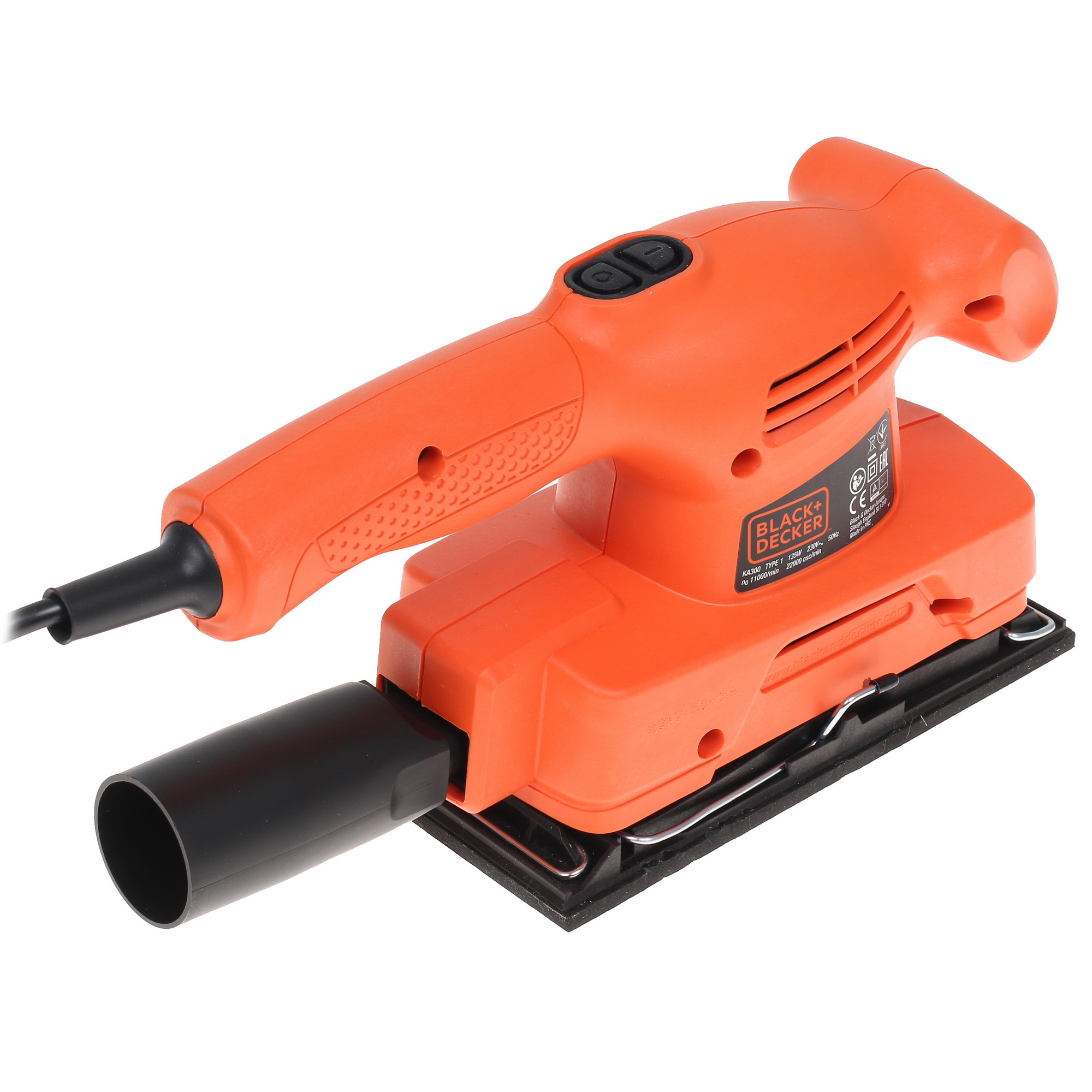 Виброшлифовальная машина Black&Decker KA300 1083159 Black+decker STDN-0150809 - Вид №1