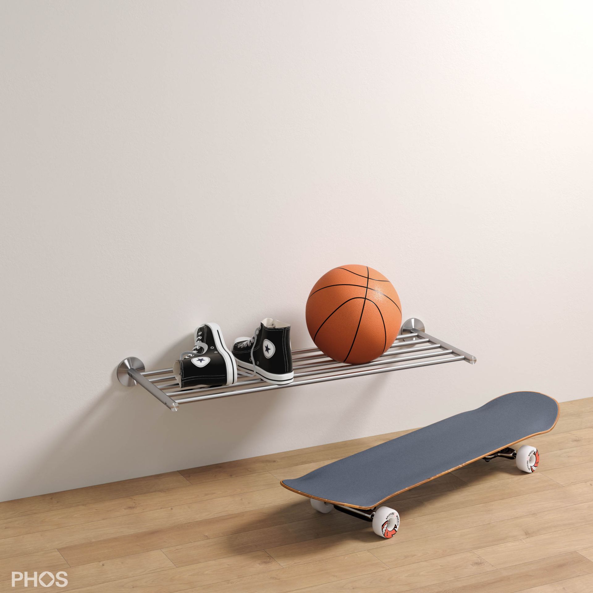 SR700-1W Настенная полка для обуви, ширина 70 см. PHOS  - Вид №2