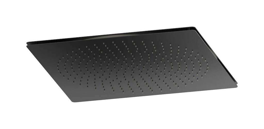 Верхний душ квадратный 500x500 WE ARE IB ma051cs Brushed Black Chrome Monamour 