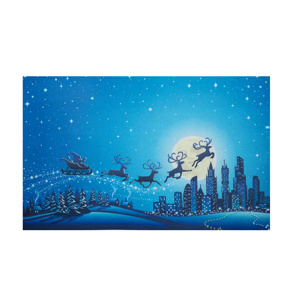 Коврик NY Santa 45x75 см резина 88249637 STLM-2141612 INSPIRE  - Вид №1