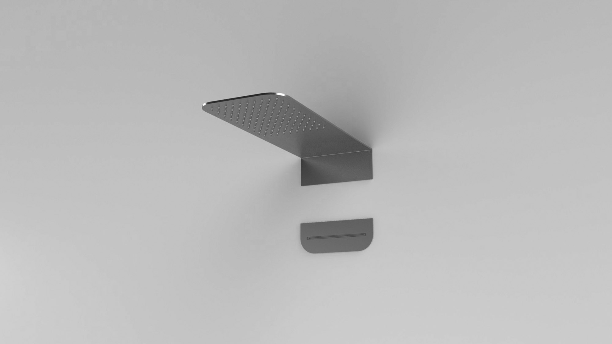 Rexa Design Настенная лейка душа с водопадом REXA-ST258 