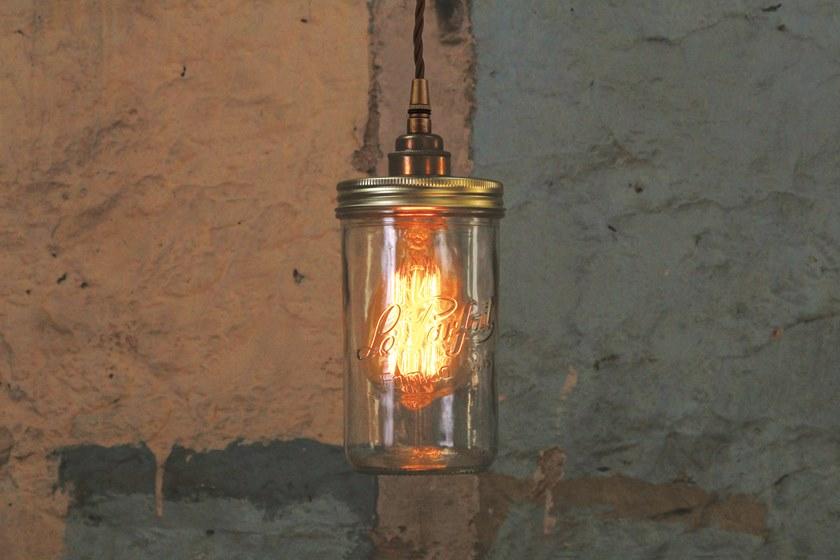 Mullan Lighting Подвесной светильник ручной работы с прямым светом Jam jar Mlp027  - Вид №4