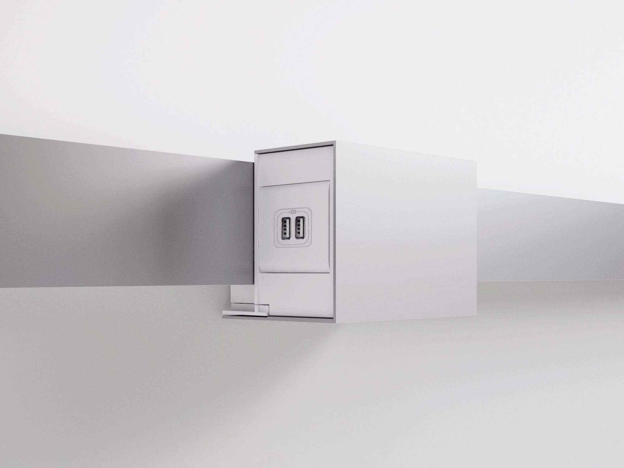 Электрическая розетка для гусеничной системы Letroh NODO FURNITURE ARCH-00038879