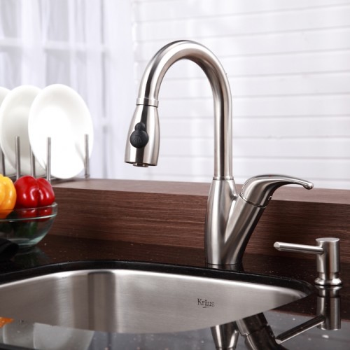 KBU11-KPF2121-SD20 Накладная раковина на столешницу  прямоугольная Krausru  - Вид №11