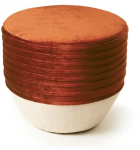 Mambo Unlimited Ideas Круглый пуф из ткани