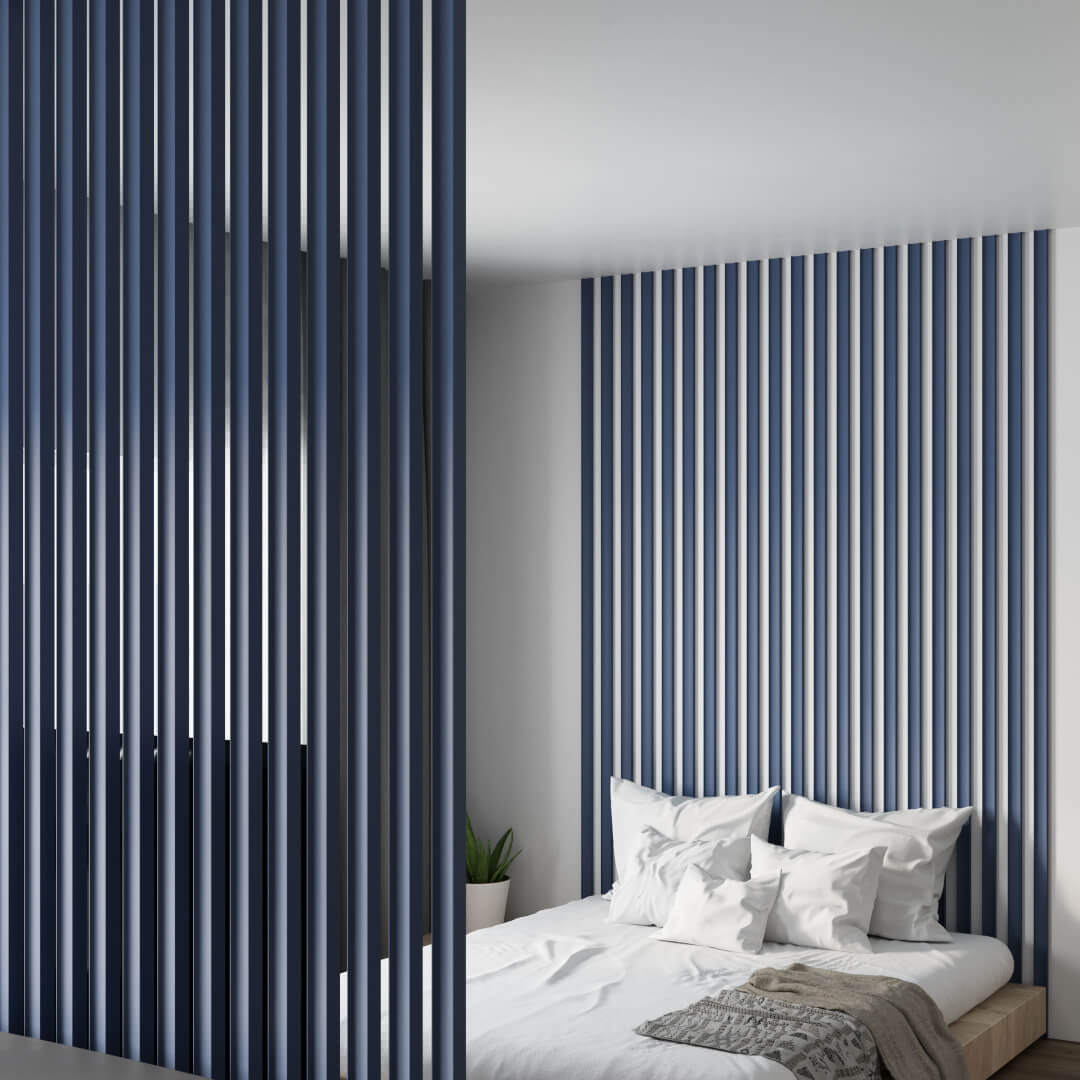 Интерьерная Рейка МДФ STELLA Планкен Рекесс De Luxe Ocean 19*50*2700 (уп.4 шт.) STSR-852 - Вид №6