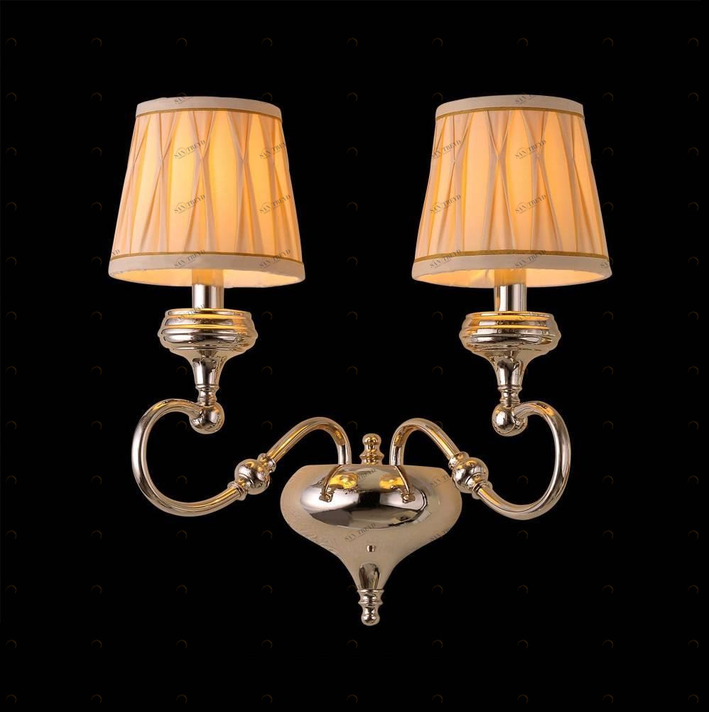 Бра Crystal Lux Kripton AP2 CRYSTAL LUX  077451 Бежевый;золото 