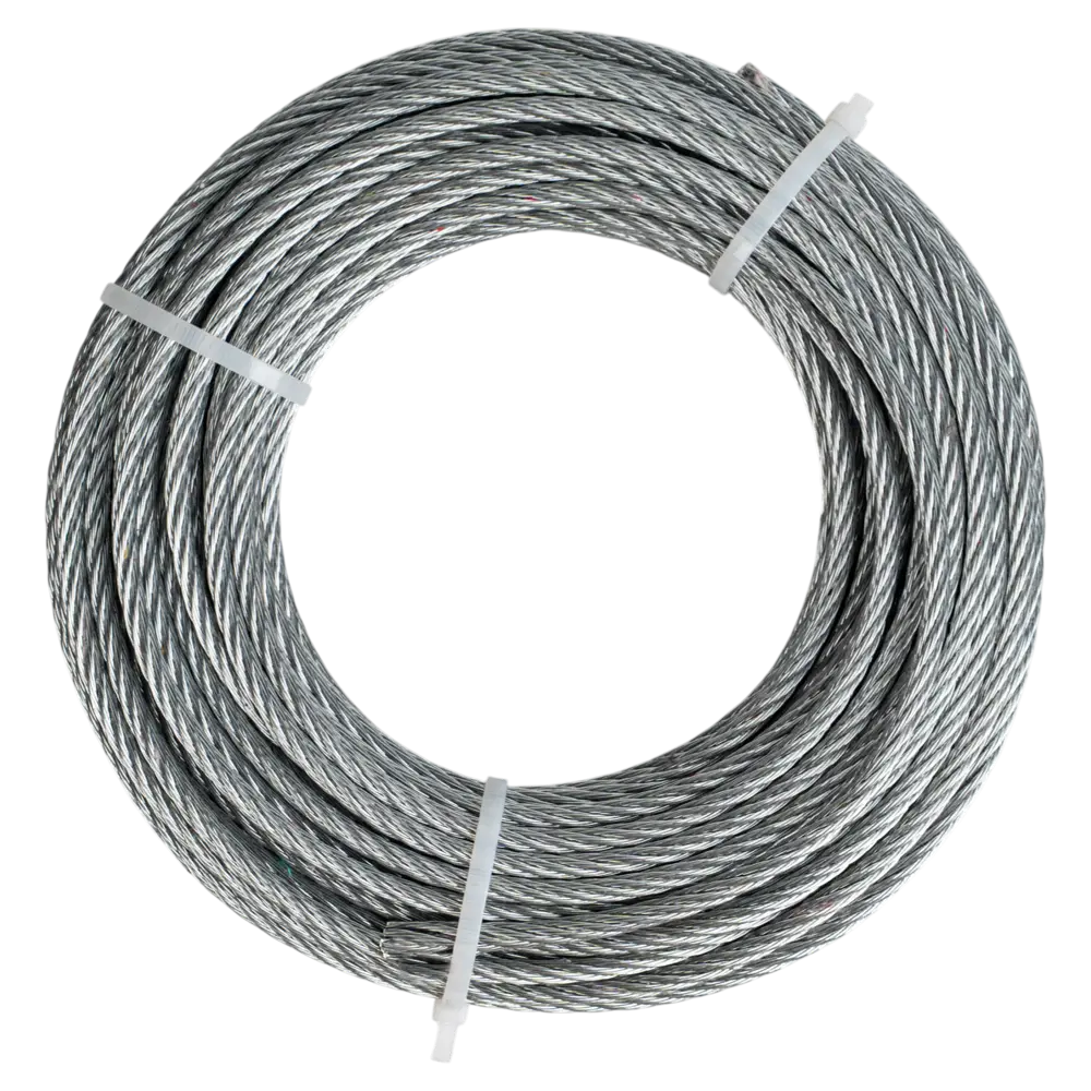 Стальной трос Tech-Krep оцинкованный 6×20 м для надежного крепления 89391083 STLM-1568357 - Вид №1