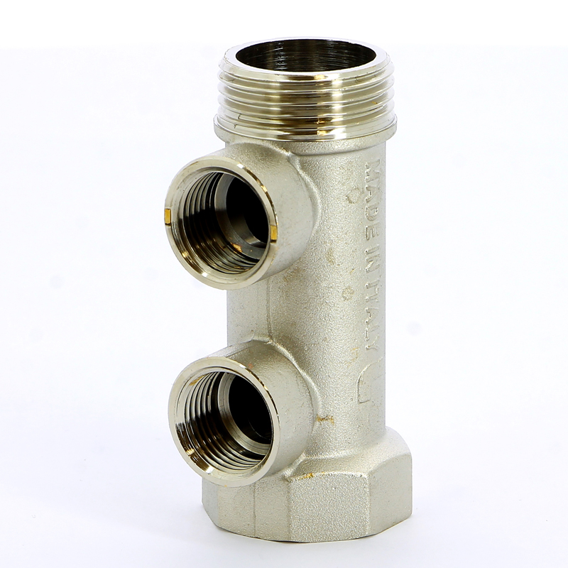 Коллектор НВ 1" никелированный ITAP 2 выхода 1/2"В 38мм 45012