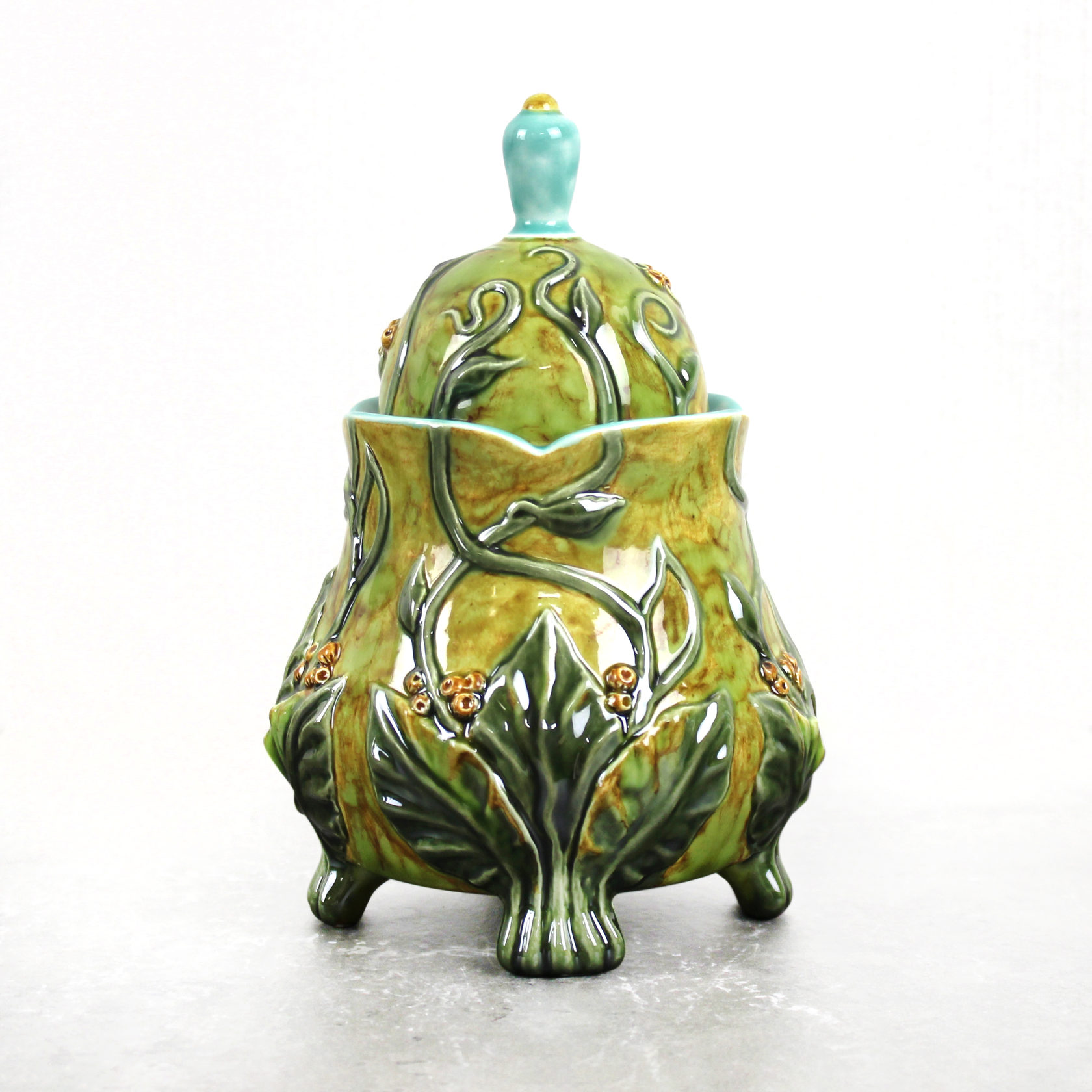 Сахарница «Летний луг» Голубой/Желтый PROVANSFAIENCE  - Вид №11