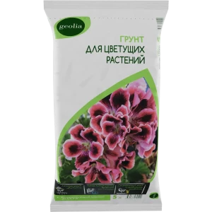 87225284 Грунт Geolia для цветущих растений 5 л STLM-1494102