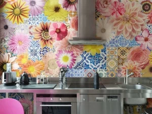 GLAMORA Виниловые обои с цветочными мотивами Flirt