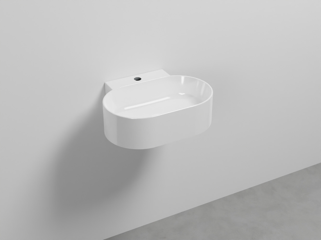 MRLS50-BL Ovale 50 одно отверстие cielo Mare Ceramica Cielo