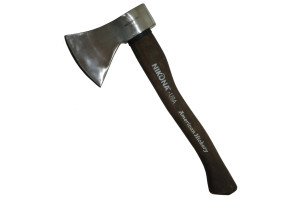 16230464 Топор c деревянной Hickory ручкой 38см, с чехлом, 800гр 65-671 NIKONA