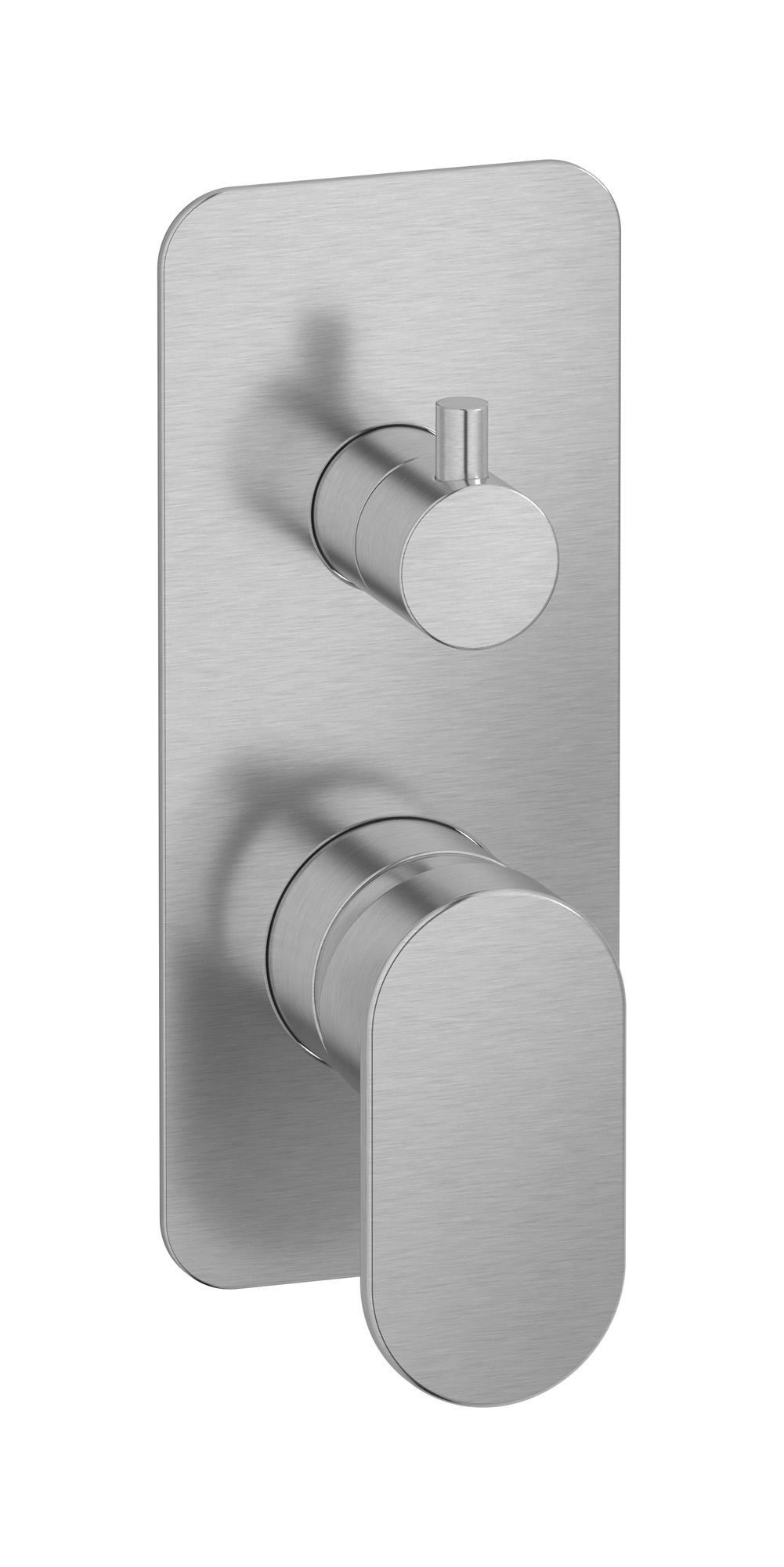 Встроенный смеситель для душа с двухходовым дивертером WE ARE IB k2310ss Brushed Nickel K2
