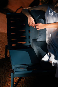 Алюминиевый садовый диван с порошковым покрытием