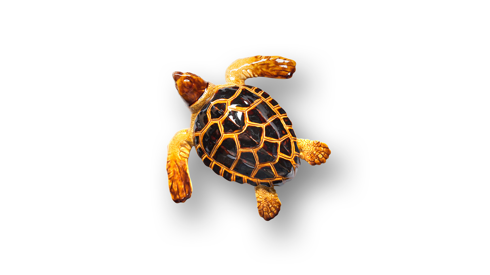 10590553 Bordallo Pinheiro Фигурка Bordallo Pinheiro Черепаха 27см, керамика Керамика  - Вид №1