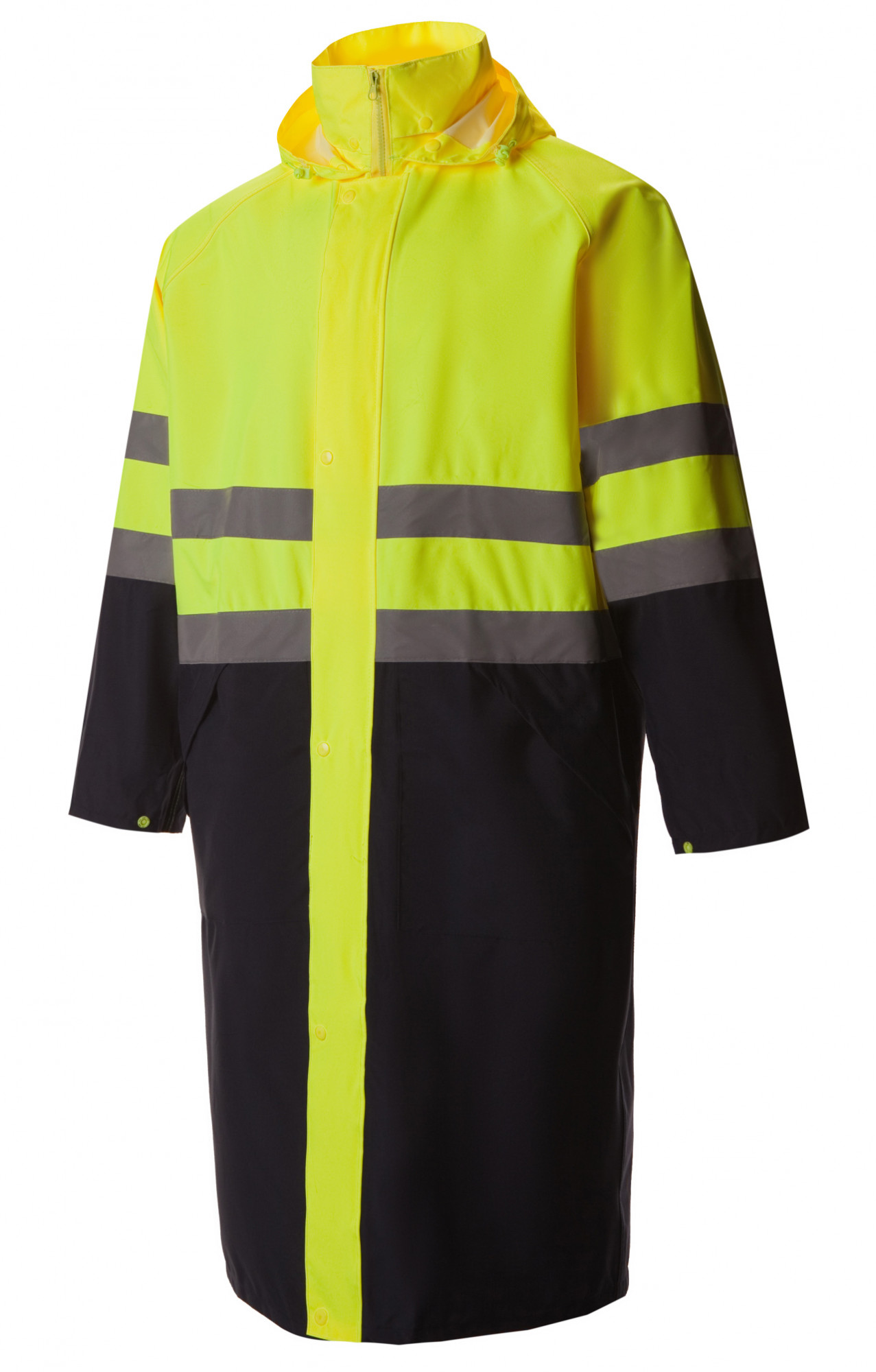 5040615 Плащ Альбатрос + УЦЕНКА лимонный темно-синий  Непромокаемая спецодежда  размер XXXL 