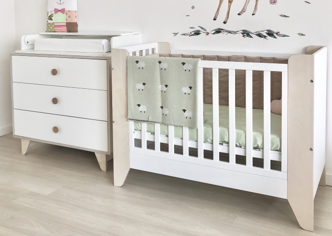 Кроватка детская Line белая ELLIPSE ELLIPSE LINE 351616 Белый;бежевый Santreyd  - Вид №4