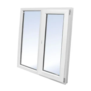 90193262 Окно ПВХ Deceuninck Форвард двустворчатое 145x144см правое однокамерный стеклопакет STLM-0127594