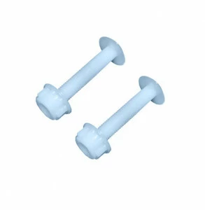 Комплект (винт,гайка) пластм.цветной (пара)