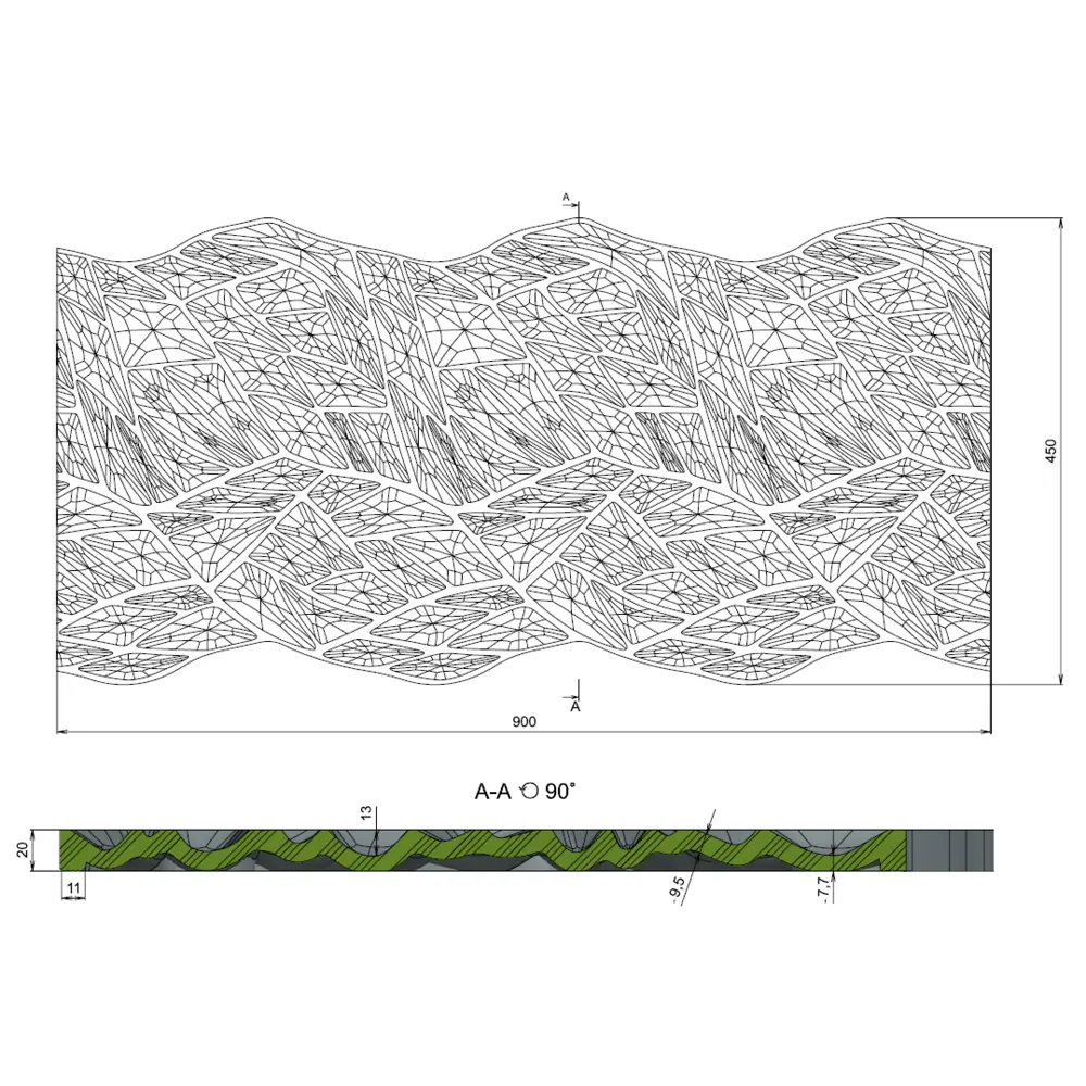 Декоративная 3D панель Dekohaus Rami Lux для стильного интерьера 89418682 STLM-1565258 - Вид №7
