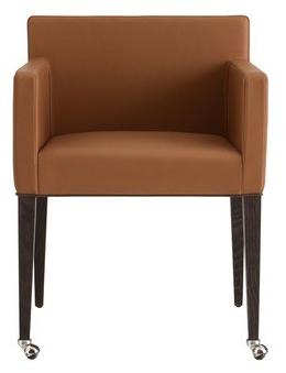 COLLI CASA Кожаное кресло с подлокотниками на колесиках Cortina sun-id-1358600 - Вид №6