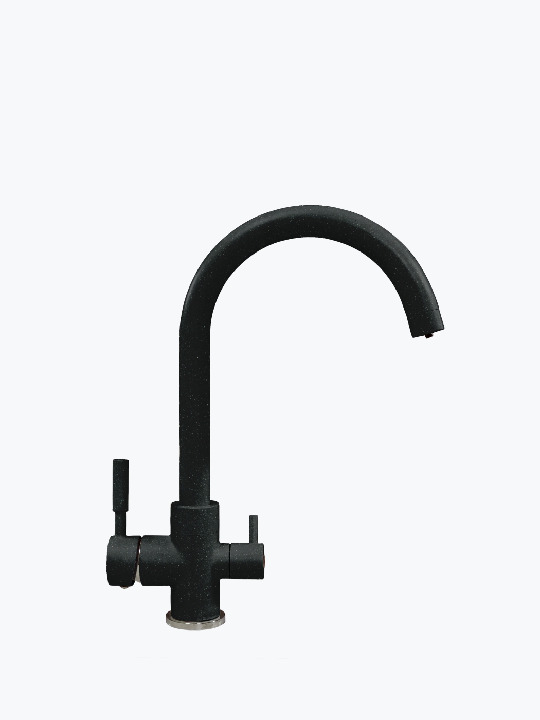 627666 Смеситель кухонный "Элара Дуо" в тон мойки Polygran 