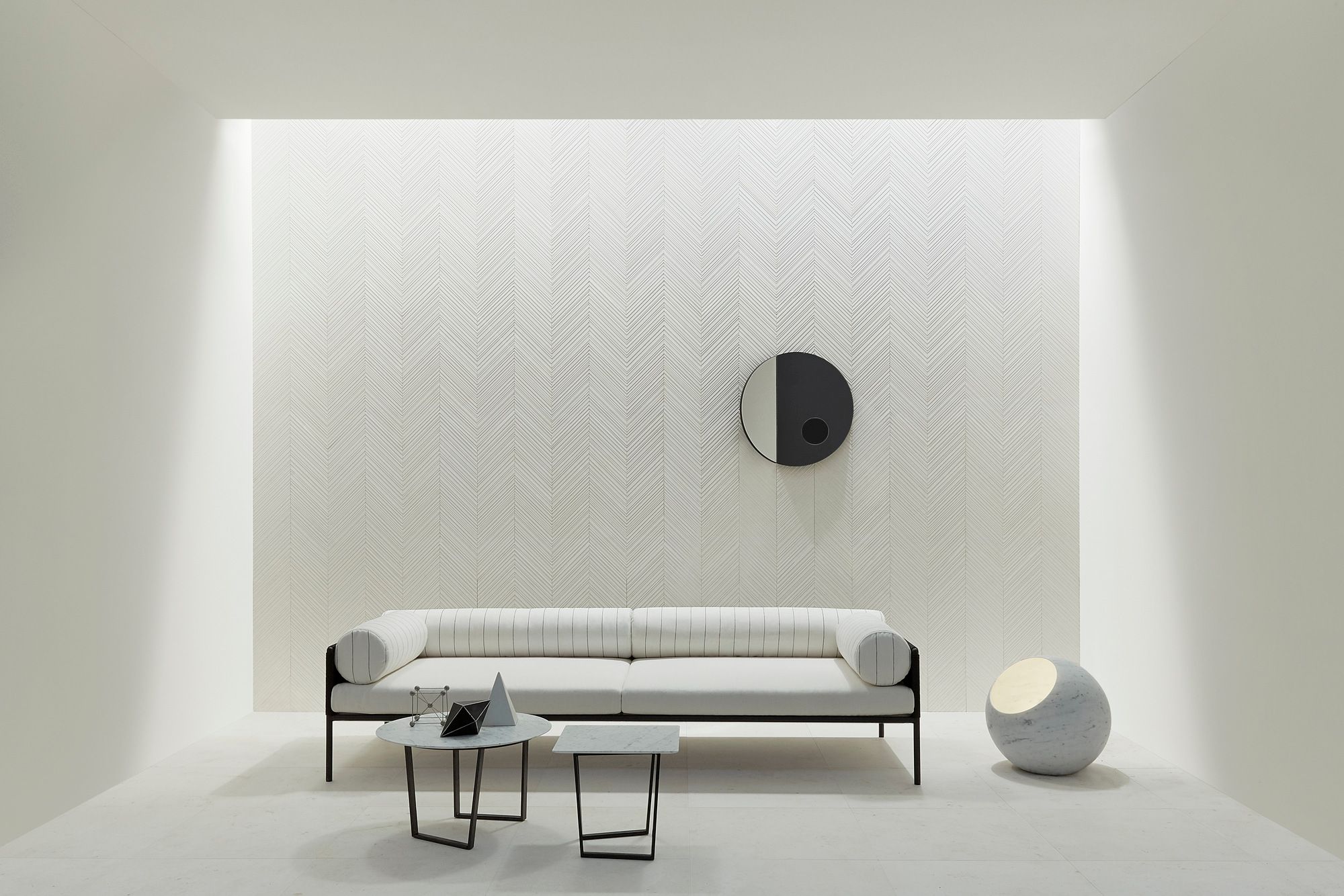 Круглый мраморный журнальный столик Salvatori Dritto ARCH-00100039 - Вид №2