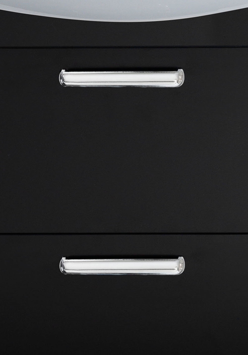 1751440 Life 700 M Шкаф И Коробка Умывальника Передняя Черная ... Hafa  Черный  - Вид №1