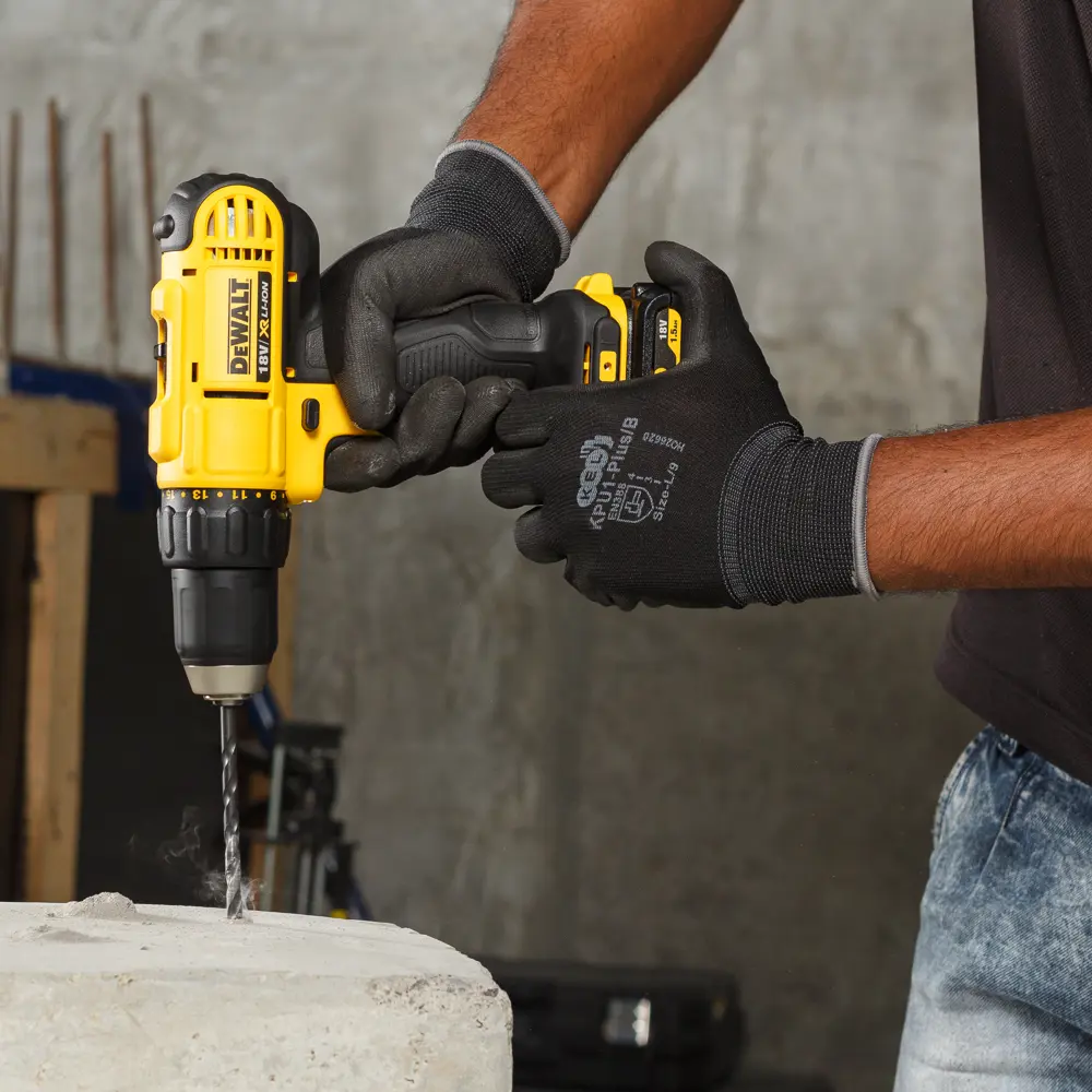 Дрель-шуруповерт аккумуляторная DeWalt DCD771S2, 18 В Li-ion 2х1.5 Ач 18218454 STLM-2066953  - Вид №22