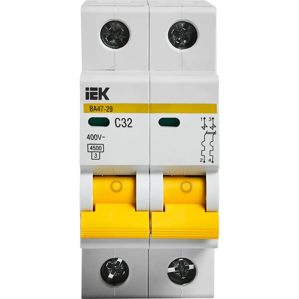 Выключатель автоматический IEK 2 полюса 32 A 11875275 STLM-2037205  - Вид №2