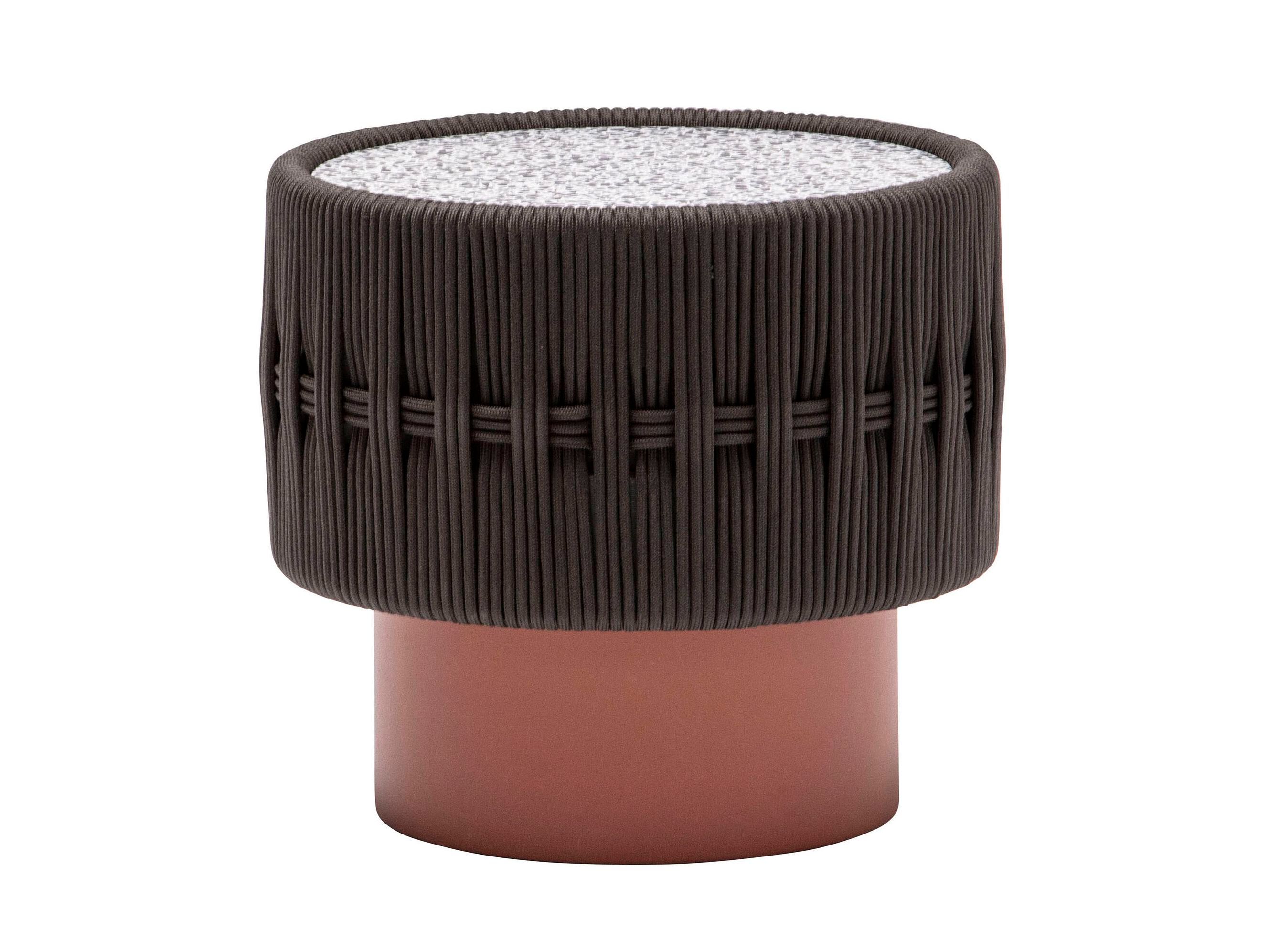 Круглый садовый столик из полипропиленовой веревки Andreu World Brezal ARCH-00127411