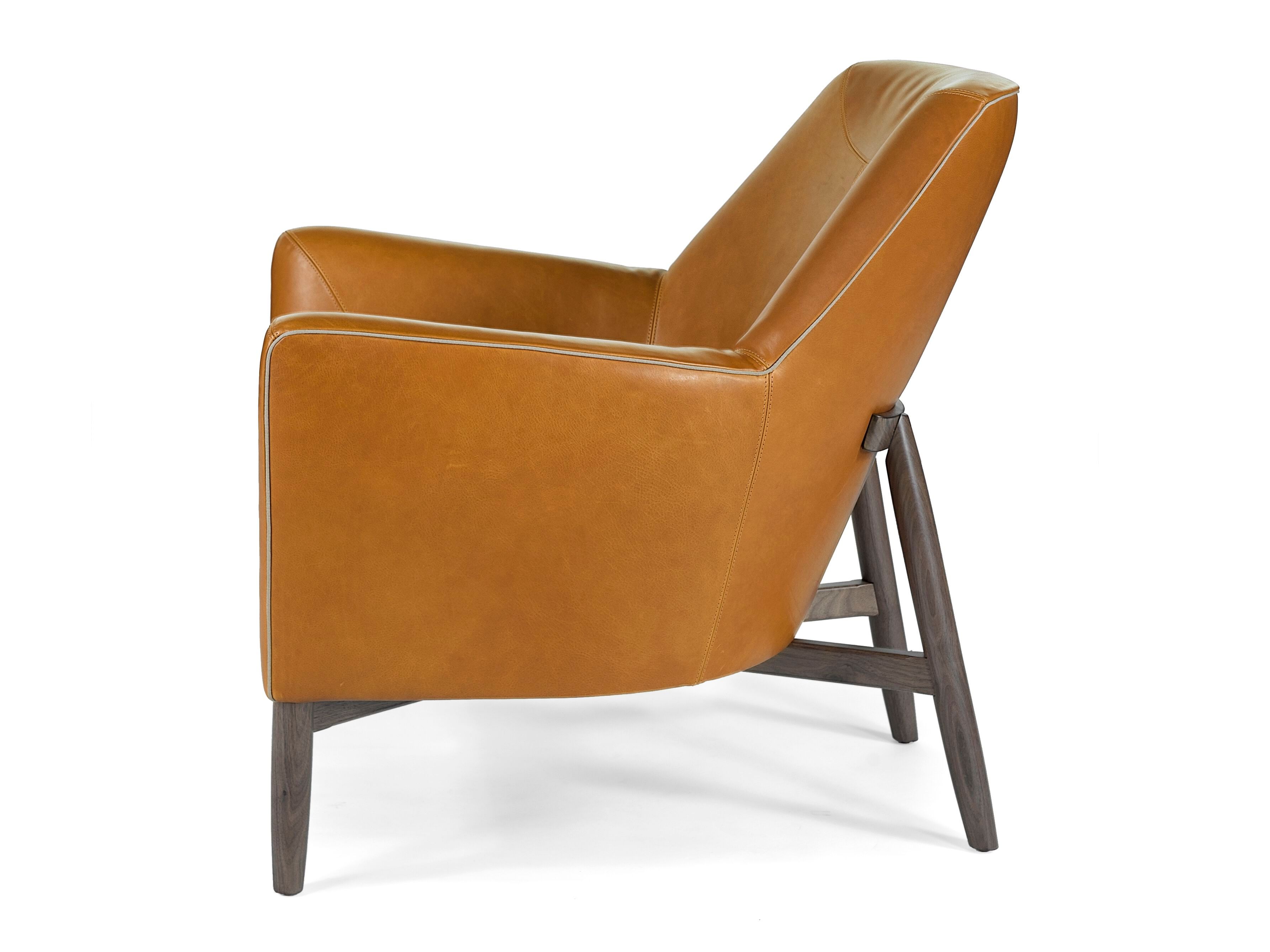 Кожаное кресло с подлокотниками Borzalino EVE PLUS ARCH-00073617 - Вид №1