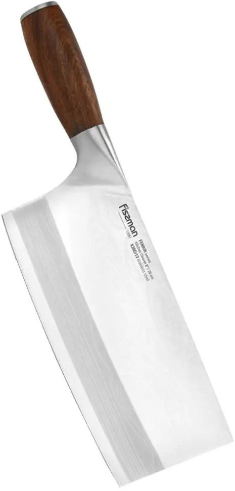 91461376 Кухонный нож-топорик Fissman Fenrir 12051 лезвие из нержавеющей стали 20 см цвет коричневый STLM-0877682