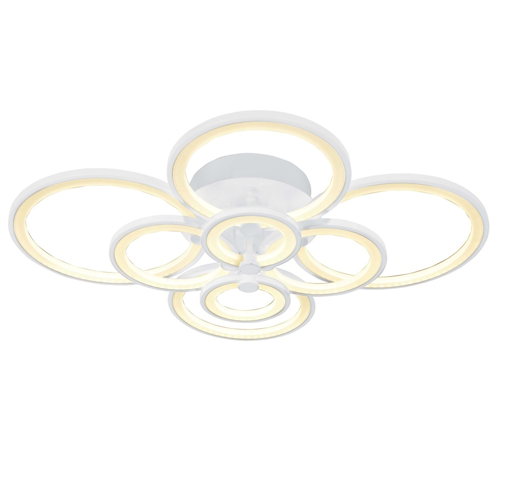 Дизайнерская потолочная светодиодная люстра с пультом ДУ Crystal Lux CLT 334C900PL CRYSTAL LUX ДИЗАЙНЕРСКИЕ 109203 Белый  - Вид №2