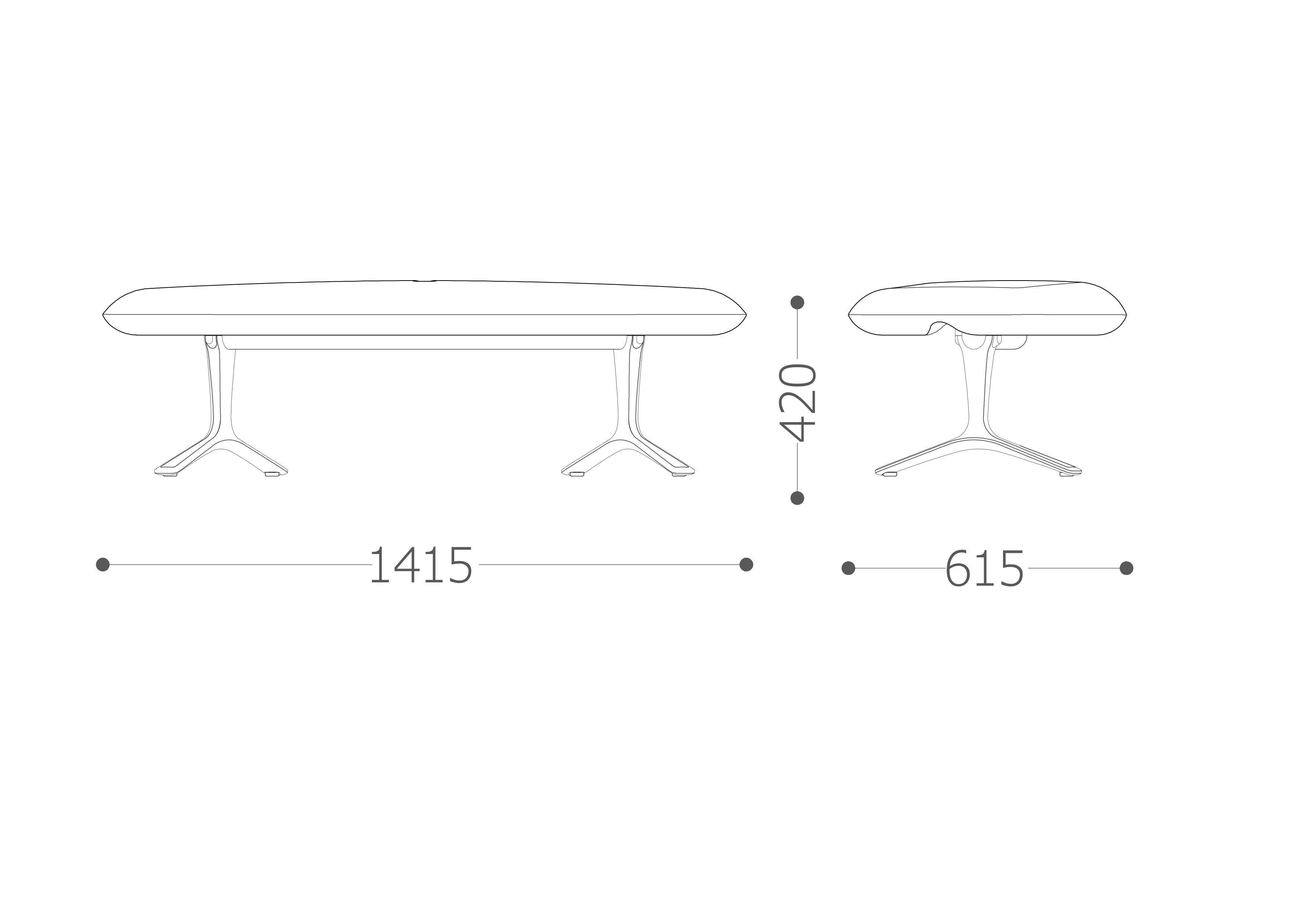 Модульная скамья из ткани без спинки VAGHI Mewa ARCH-00134179 - Вид №8