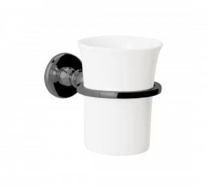 Gentry Home Керамический держатель стакана Queen Темный никель GH100556