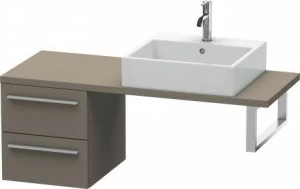 XL542609090 Шкафчик для компактной консоли X-Large #XL5426 400 x 478 мм Фланелево-серый шелковисто-матовый лак
