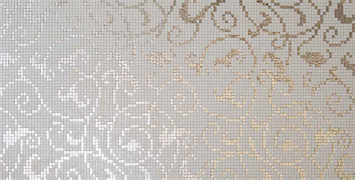 МОЗАИКА ИЗ СТЕКЛА MZ-01 WHITE ALMA ПАННО 15 MZ01WHITE - Вид №2