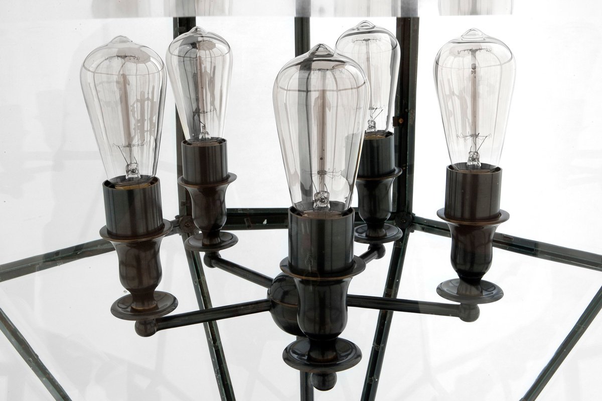 Фонарь Owen L от Eichholtz темная бронза 109204 EICHHOLTZ ДИЗАЙНЕРСКИЕ, EICHHOLTZ 060608 Прозрачный  - Вид №7