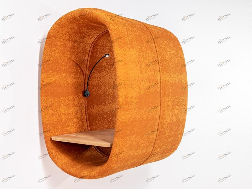 BuzziSpace Акустическая мультимедийная офисная кабина из ткани со встроенным освещением sun-id-1381635