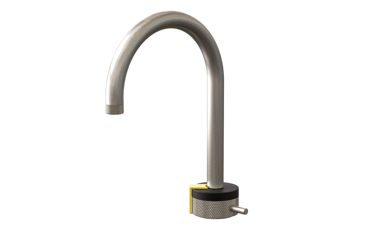 E-11502-R1BK-L2BB-BNi Однорычажный прогрессивный смеситель для раковины - излив 16см GRAFF MOD+