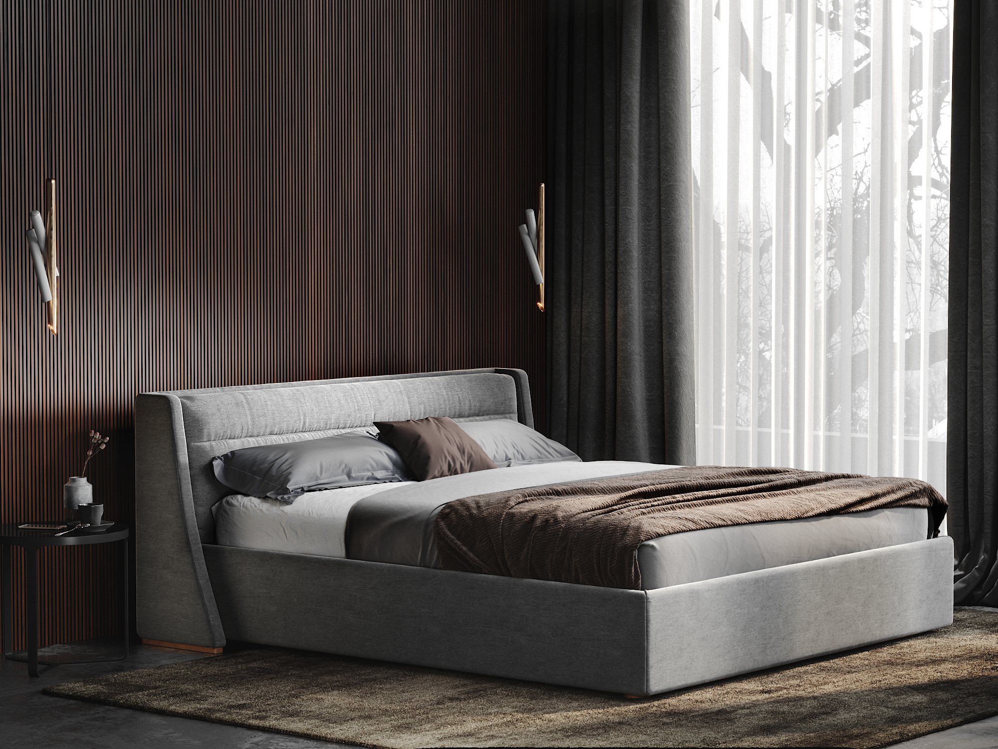 кровать IRIS 414 The IDEA кровать IRIS 414  - Вид №3