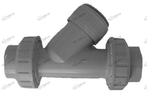 SANIT 221454030101040 Обратный клапан, PP, винтовое соединение со сварочным рукавом 