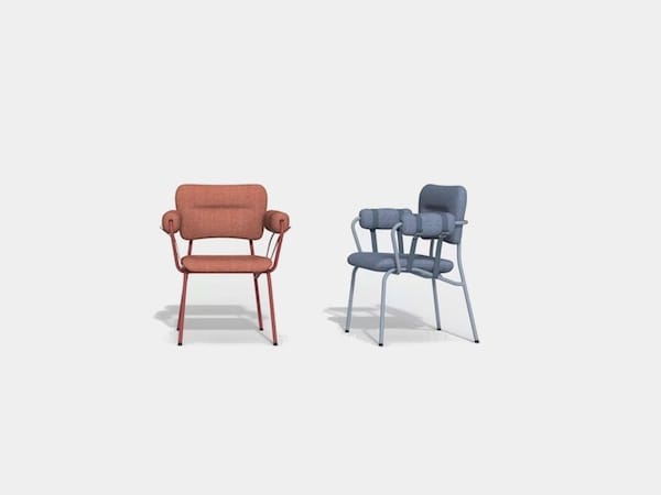 Тканевый стул с подлокотниками KVN Design Furniture Nomadic ARCH-00117608