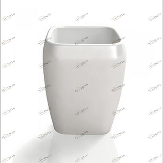 SHLAA Подвесная раковина настенная овальная Ceramica Cielo  белая 